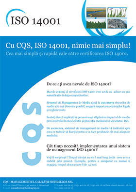 Consultanta ISO  14001 document pdf - CQS